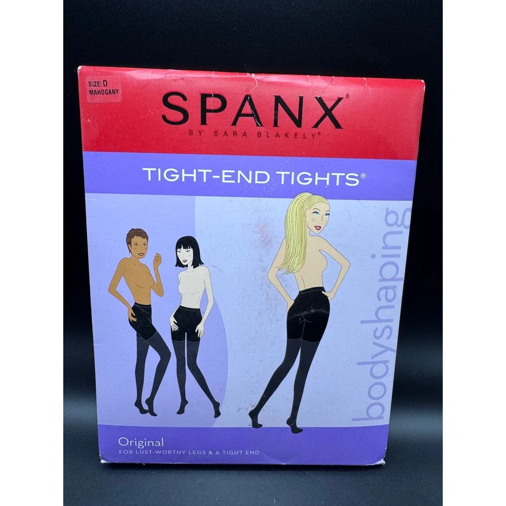 Spanx Tight-End Tights Original Bodyshaping Mahogany Brown Size D 128A NEW